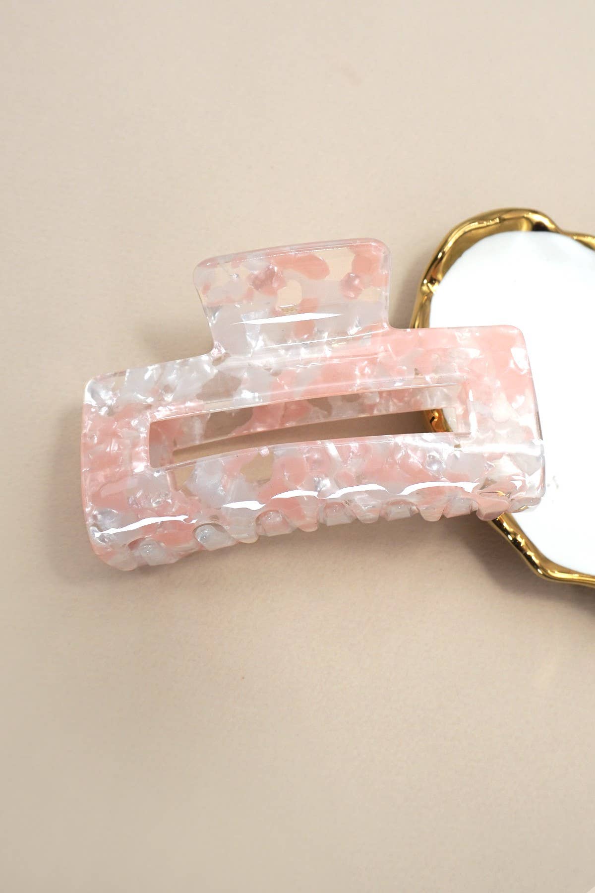 traditional claw clip - pink