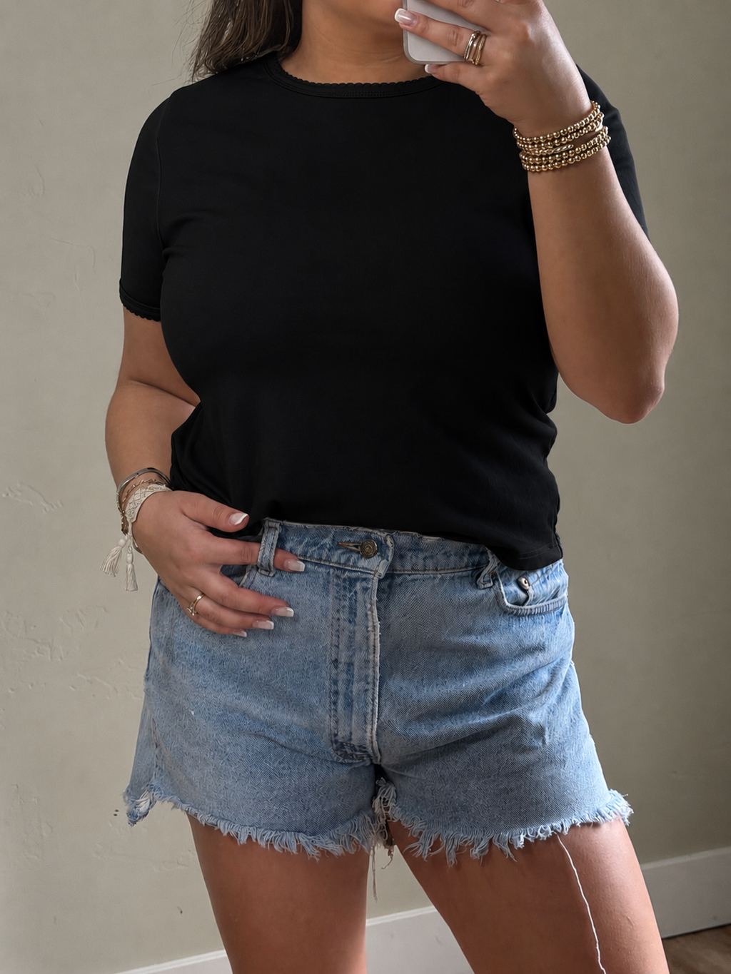 stella tee - black