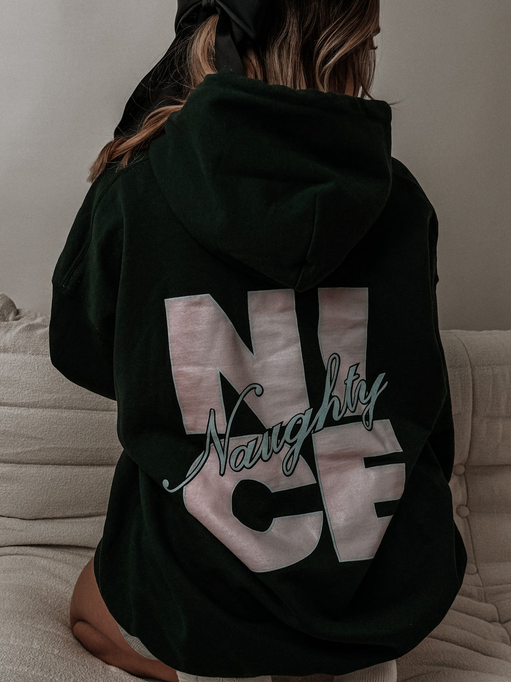 kinda naughty, kinda nice hoodie