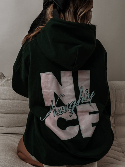 kinda naughty, kinda nice hoodie