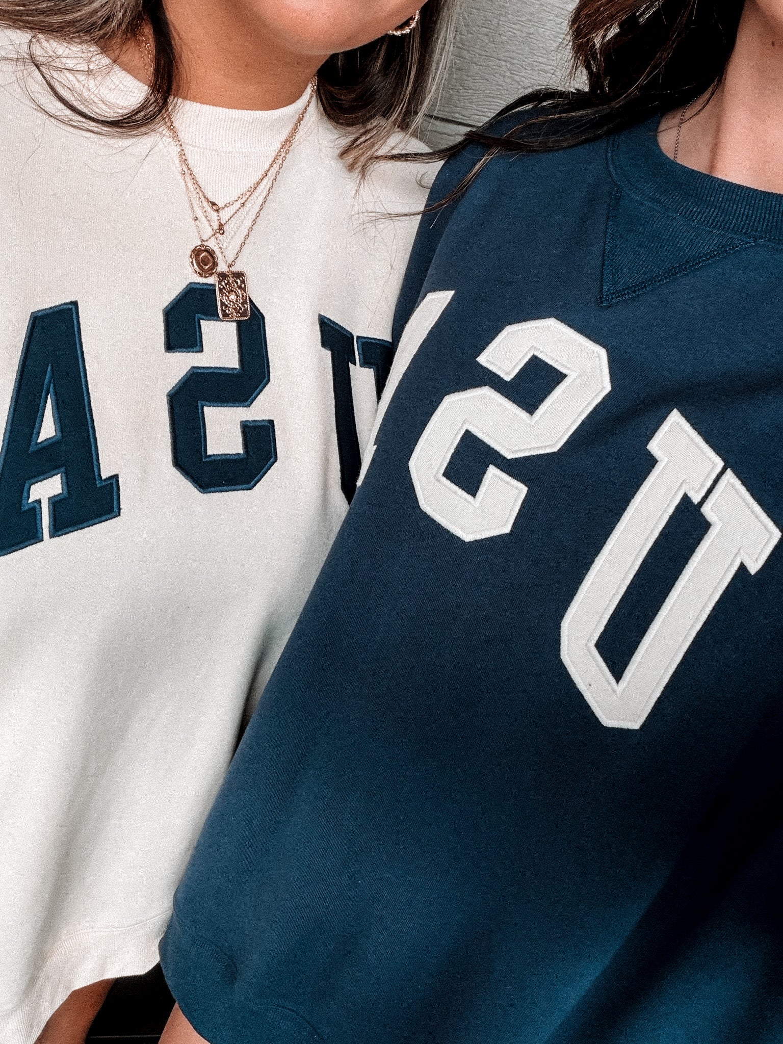 usa pullover - navy