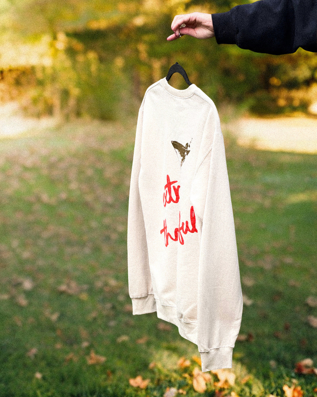 extra thankful crewneck